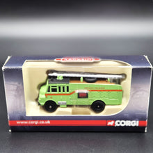 Load image into Gallery viewer, Corgi Trackside 1970 Green Goddess EFS Manston Museum Kent Fire Engine #DG221005 1:76 Model