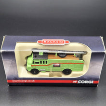 Load image into Gallery viewer, Corgi Trackside 1970 Green Goddess EFS Manston Museum Kent Fire Engine #DG221005 1:76 Model