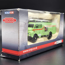Load image into Gallery viewer, Corgi Trackside 1970 Green Goddess EFS Manston Museum Kent Fire Engine #DG221005 1:76 Model
