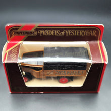 Load image into Gallery viewer, Matchbox 1922 Foden Steam Lorry Light Brown Tate and Lyle Models Of Yesteryear Y27-1