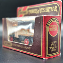 Load image into Gallery viewer, Matchbox 1922 Foden Steam Lorry Light Brown Tate and Lyle Models Of Yesteryear Y27-1