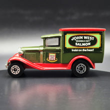 Load image into Gallery viewer, Matchbox 1990 Ford Model A Van John West Salmon Dark Green Series 1-75 MB38 Boxed