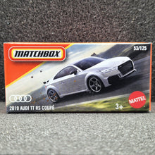 Load image into Gallery viewer, Matchbox 2025 2019 Audi TT RS Coupe Silver #53 MBX Road Trip New Sealed Box