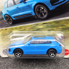 Load image into Gallery viewer, Matchbox 2025 Porsche Macan S Miami Blue #64 MBX Road Trip New Long Card