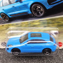 Load image into Gallery viewer, Matchbox 2025 Porsche Macan S Miami Blue #64 MBX Road Trip New Long Card