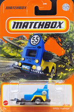 Load image into Gallery viewer, Matchbox 2021 Speed Trapper Trailer Blue &amp; Yellow MBX Highway #62/100 New