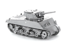Load image into Gallery viewer, Explorafind 3D Metal Art - US Army Sherman WW2 Tank 3D Model Building Kit
