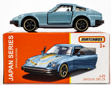 Load image into Gallery viewer, Matchbox 2023 Datsun 280 ZX Light Blue Japan Series #21 New Sealed Box
