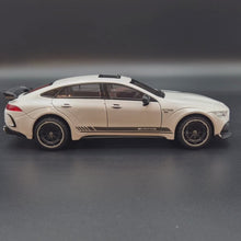 Load and play video in Gallery viewer, Explorafind 2021 Mercedes-Benz AMG GT63 White 1:24 Die Cast Car