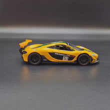 Load and play video in Gallery viewer, Explorafind 2016 McLaren P1 GTR Yellow 1:32 Die Cast Car