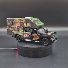 Load and play video in Gallery viewer, Explorafind 2022 Chevrolet Silverado Camper Black 1:32 Die Cast Camper Van