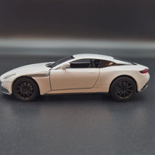 Load and play video in Gallery viewer, Explorafind 2022 Aston Martin DB11 AMR White 1:32 Die Cast Car
