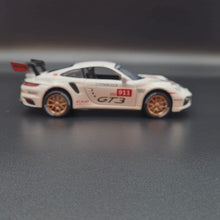 Load and play video in Gallery viewer, Explorafind 2019 Porsche 911 GT3 RSR White/Grey 1:32 Die Cast Car
