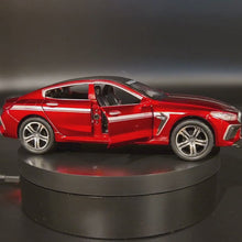 Load and play video in Gallery viewer, Explorafind 2023 BMW M8 Manhart MH8 800 Red 1:32 Die Cast Car
