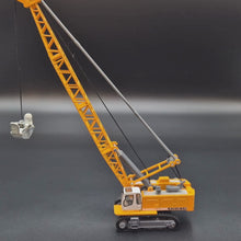 Load and play video in Gallery viewer, Explorafind Liebherr Style Cable Excavator Yellow 1:87 Die Cast
