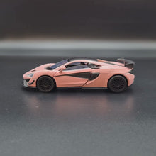 Load and play video in Gallery viewer, Explorafind 2019 McLaren 570S GT4 Pink 1:32 Die Cast Car