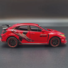 Load and play video in Gallery viewer, Explorafind 2021 Honda Civic Type R Red 1:32 Die Cast Car
