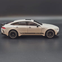 Load and play video in Gallery viewer, Explorafind 2021 Mercedes-Benz AMG GT63 White 1:24 Die Cast Car

