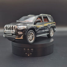 Load and play video in Gallery viewer, Explorafind 2020 Toyota Prado Black 1:24 Die Cast Car
