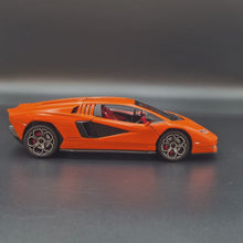 Load and play video in Gallery viewer, Explorafind 2023 Lamborghini Countach LPI 800-4 Orange 1:24 Die Cast Car