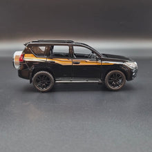 Load and play video in Gallery viewer, Explorafind 2020 Toyota Land Cruiser Prado Black 1:32 Die Cast Car