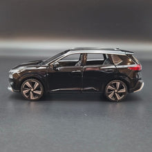 Load and play video in Gallery viewer, Explorafind 2023 Nissan X-Trail Black 1:32 Die Cast Car
