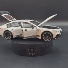 Load and play video in Gallery viewer, Explorafind 2021 Mercedes-Benz AMG GT63 White 1:24 Die Cast Car