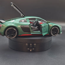 Load and play video in Gallery viewer, Explorafind 2020 Audi R8 V10 Green 1:24 Die Cast Car