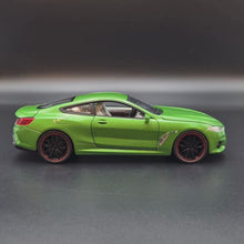 Load and play video in Gallery viewer, Explorafind 2023 BMW M8 840 Series Coupe Green 1:24 Die Cast Car
