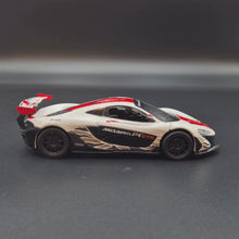 Load and play video in Gallery viewer, Explorafind 2016 McLaren P1 GTR White 1:32 Die Cast Car