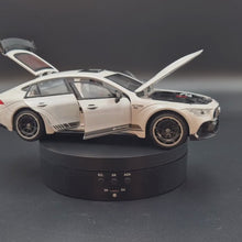 Load and play video in Gallery viewer, Explorafind 2021 Mercedes-Benz AMG GT63 White 1:24 Die Cast Car
