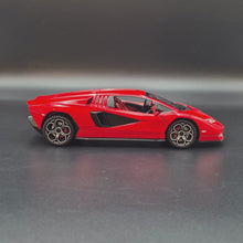Load and play video in Gallery viewer, Explorafind 2023 Lamborghini Countach LPI 800-4 Red 1:24 Die Cast Car
