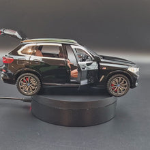 Load and play video in Gallery viewer, Explorafind 2020 BMW X5 Black 1:24 Die Cast Car