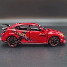 Load and play video in Gallery viewer, Explorafind 2021 Honda Civic Type R White 1:32 Die Cast Car