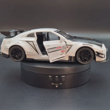 Load and play video in Gallery viewer, Explorafind 2020 Nissan GT-R White 1:24 Die Cast Car