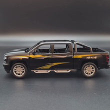 Load and play video in Gallery viewer, Explorafind 2022 Chevrolet Silverado 1500 Matte Black 1:32 Die Cast Pickup
