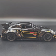 Load and play video in Gallery viewer, Explorafind 2020 Nissan GT-R Black 1:24 Die Cast Car
