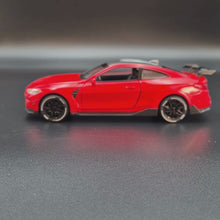 Load and play video in Gallery viewer, Explorafind 2023 BMW M4 G82 Coupe Red 1:32 Die Cast Car