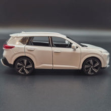 Load and play video in Gallery viewer, Explorafind 2023 Nissan X-Trail White 1:32 Die Cast Car
