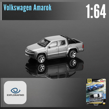 Load image into Gallery viewer, Explorafind 2017 Volkswagen Amarok Silver 1:64 Die Cast Car New
