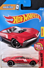 Load image into Gallery viewer, Hot Wheels 2017 Muscle Speeder Red #362 Then and Now 5/10 New Long Card
