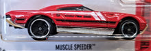 Load image into Gallery viewer, Hot Wheels 2017 Muscle Speeder Red #362 Then and Now 5/10 New Long Card
