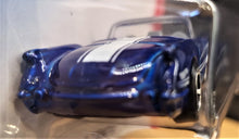 Load image into Gallery viewer, Hot Wheels 2018 &#39;55 Corvette Blue #192 Then and Now 3/10 New Long Card
