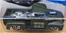Load image into Gallery viewer, Hot Wheels 2017 Custom &#39;56 Ford Truck Matte Green #215 HW Hot Trucks #2/10 New
