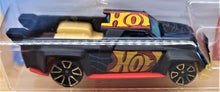 Load image into Gallery viewer, Hot Wheels 2018 Solid Muscle Black #127 HW Hot Trucks 2/10 New Long Card
