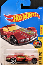 Load image into Gallery viewer, Hot Wheels 2017 Driftsta Red #63 HW Art Cars 7/10 New Long Card
