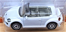 Load image into Gallery viewer, Matchbox 2021 2019 Volkswagen Beetle Convertible White MBX Highway #27/100 New Long Card
