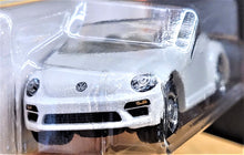 Load image into Gallery viewer, Matchbox 2021 2019 Volkswagen Beetle Convertible White MBX Highway #27/100 New Long Card
