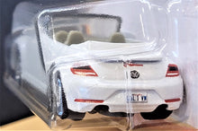 Load image into Gallery viewer, Matchbox 2021 2019 Volkswagen Beetle Convertible White MBX Highway #27/100 New Long Card
