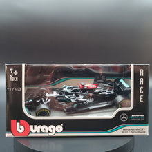 Load image into Gallery viewer, Bburago 2021 Mercedes AMG Petronas Formula 1 W12 Lewis Hamilton #44 1:43
